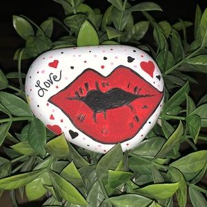 HAND PAINTED “LOVE” ROCK